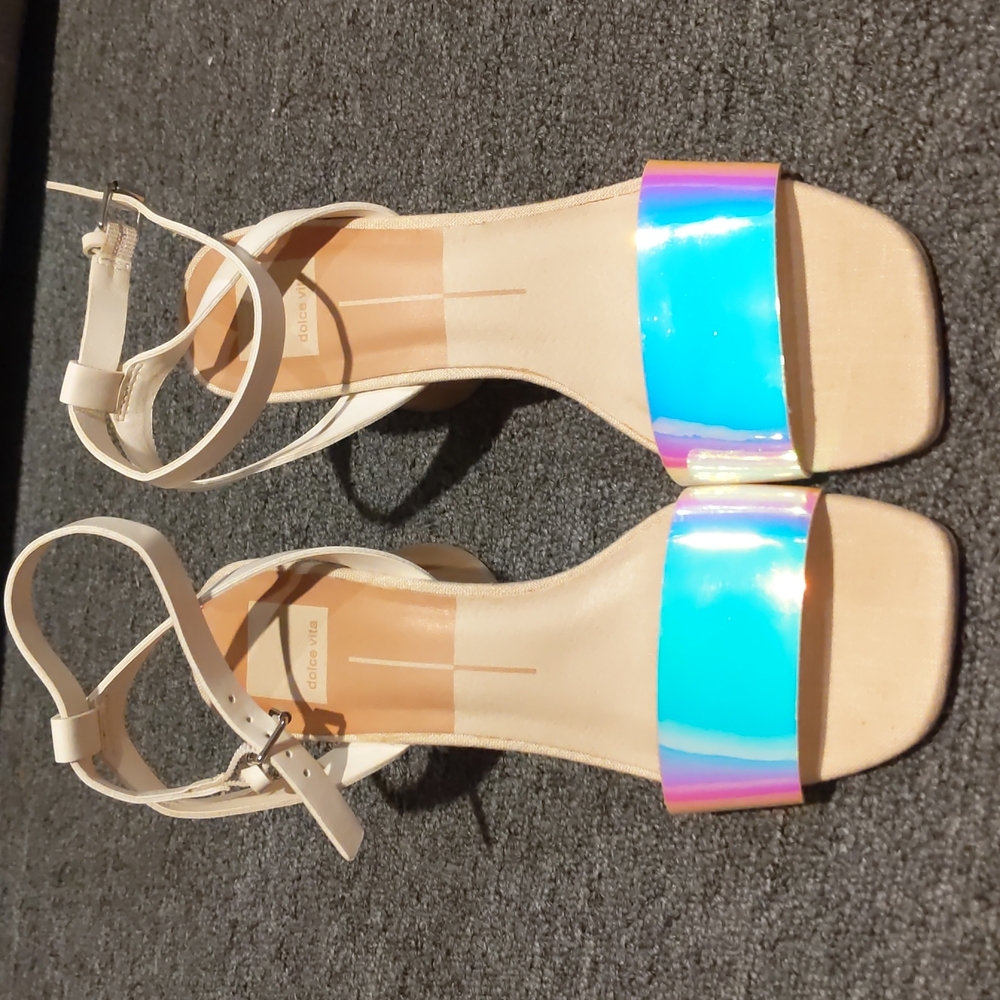 Dolce Vita Hazel Block Heel Iridescent